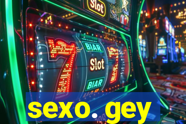 sexo. gey