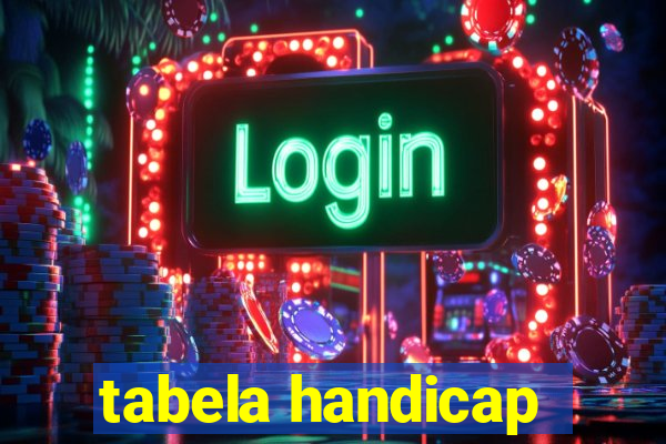 tabela handicap