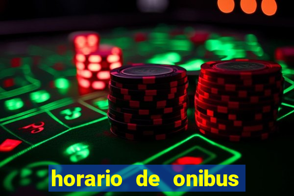 horario de onibus santos dumont x juiz de fora