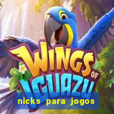 nicks para jogos de tiro