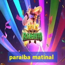 paraiba matinal