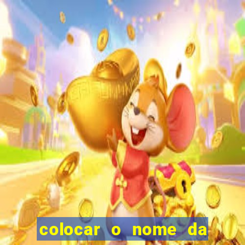 colocar o nome da pessoa no congelador