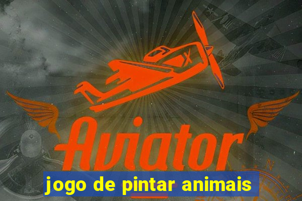 jogo de pintar animais