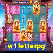 w1 letterpg