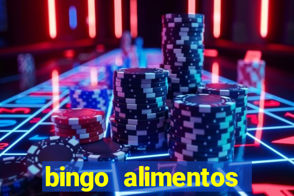 bingo alimentos para imprimir