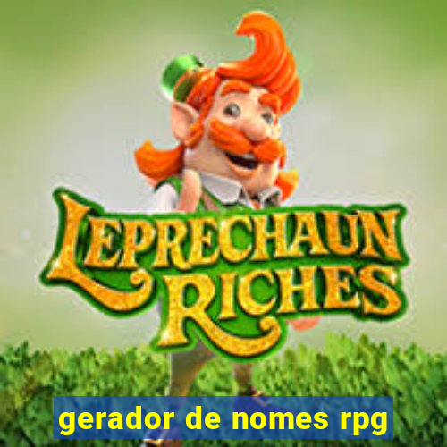 gerador de nomes rpg