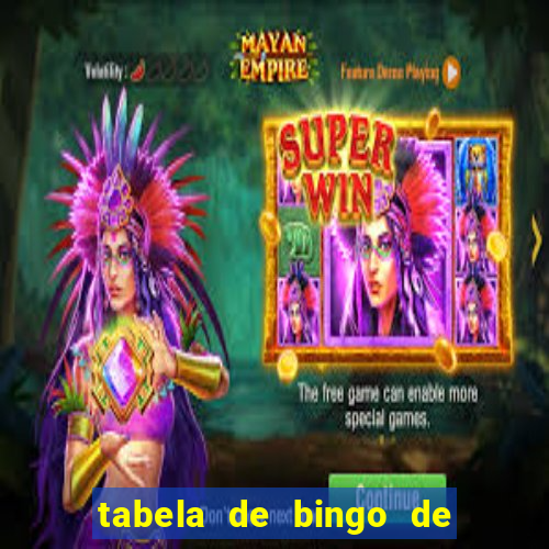 tabela de bingo de 1 a 100