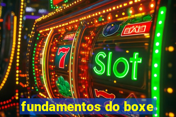 fundamentos do boxe