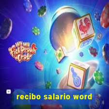 recibo salario word