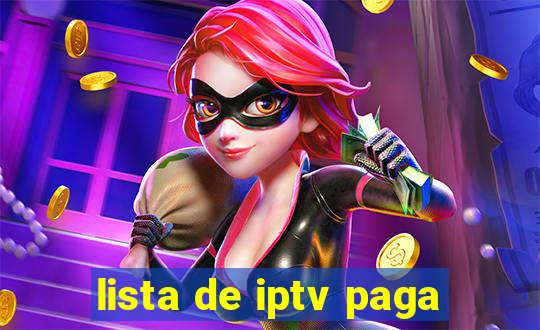 lista de iptv paga