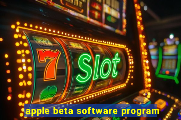 apple beta software program