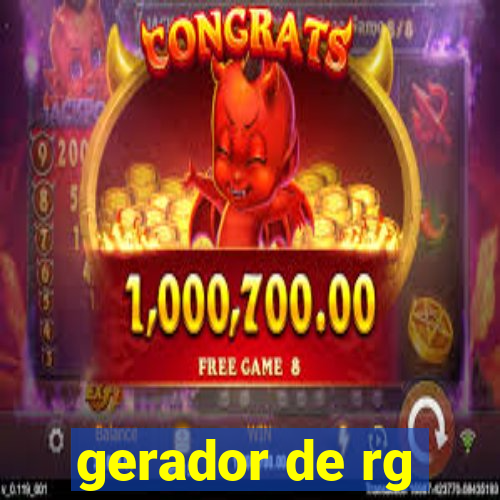 gerador de rg