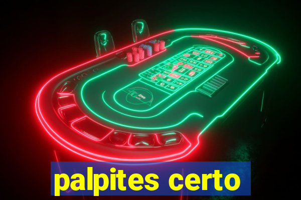 palpites certo