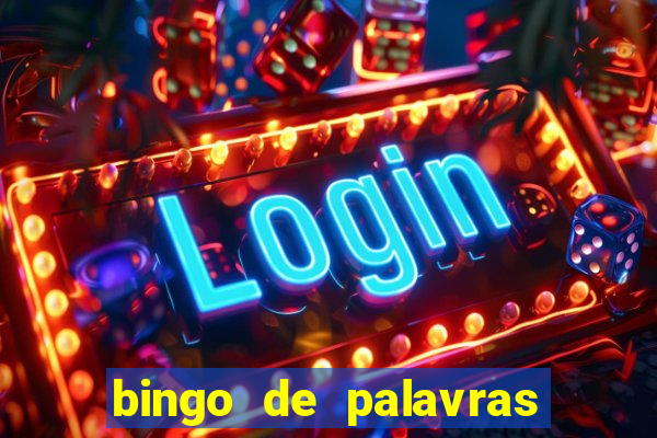 bingo de palavras de natal