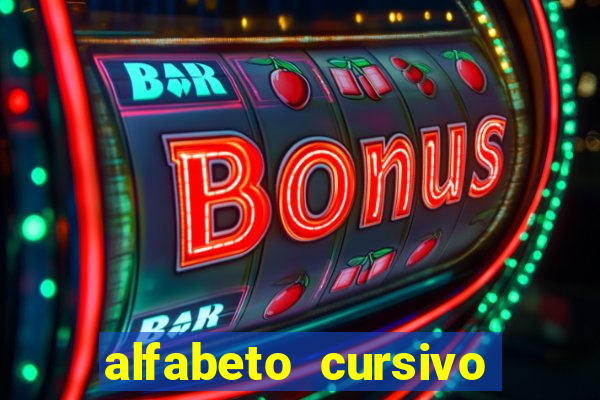 alfabeto cursivo pontilhado para imprimir pdf