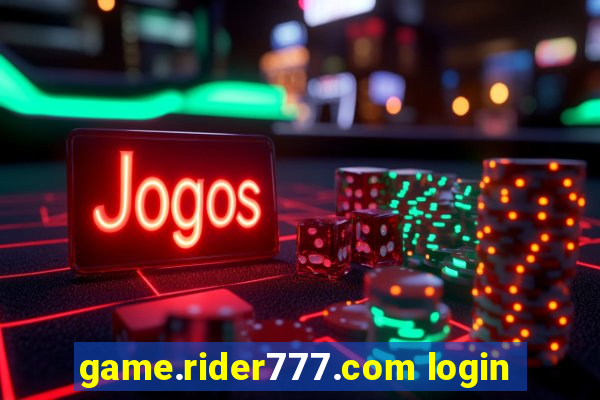 game.rider777.com login