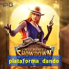plataforma dando bonus de cadastro