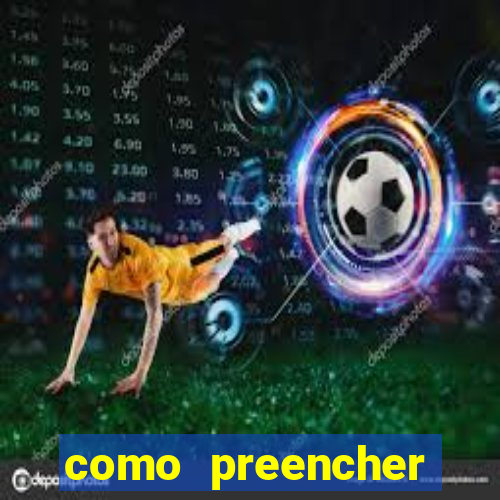 como preencher recibo de pagamento