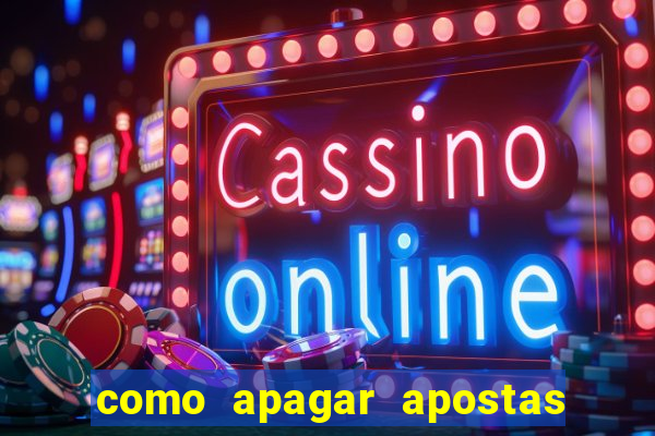 como apagar apostas no app da caixa