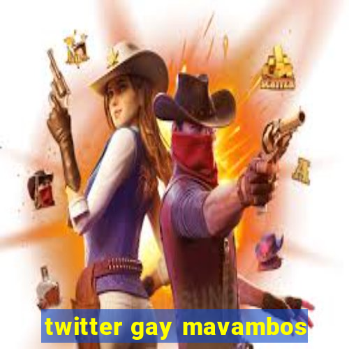 twitter gay mavambos