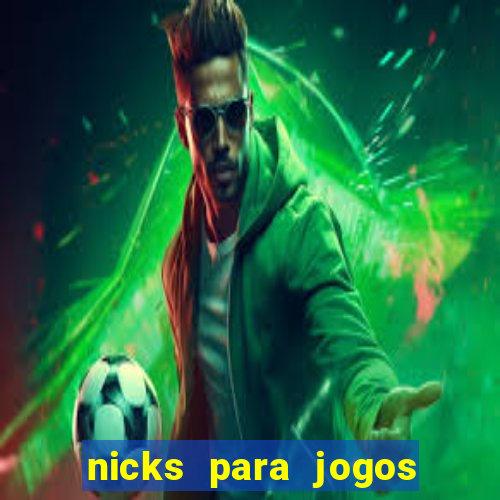 nicks para jogos de tiro