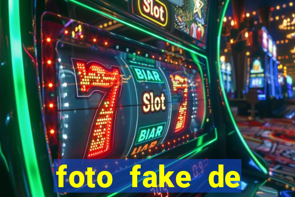 foto fake de mulher no espelho