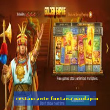 restaurante fontana cardapio