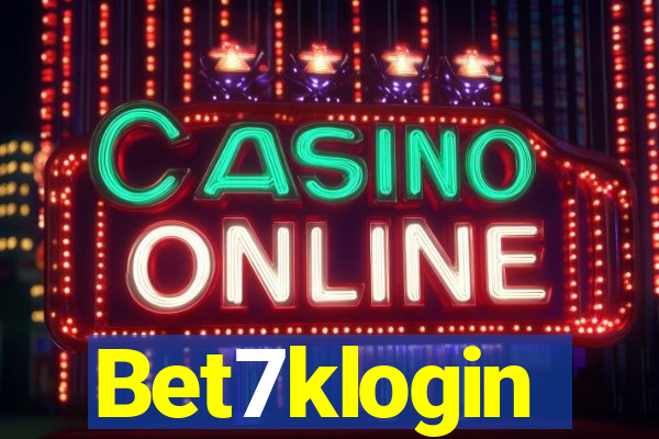 Bet7klogin