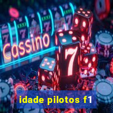 idade pilotos f1