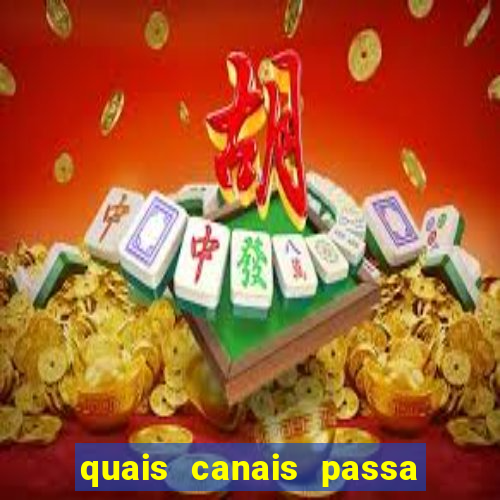 quais canais passa o jogo do inter hoje