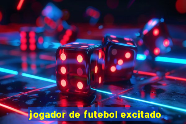 jogador de futebol excitado