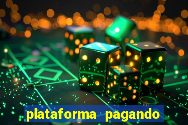 plataforma pagando bonus no cadastro