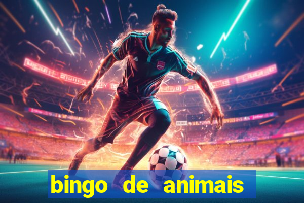 bingo de animais para educa??o infantil
