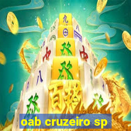 oab cruzeiro sp