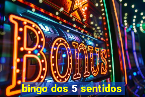 bingo dos 5 sentidos