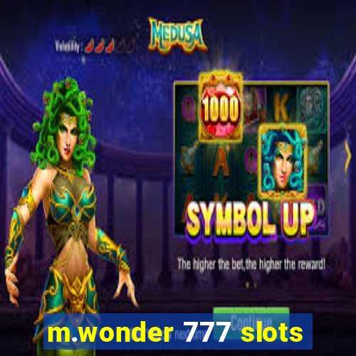 m.wonder 777 slots