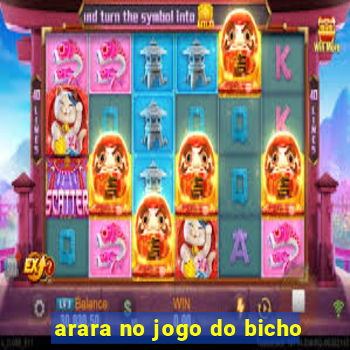 arara no jogo do bicho