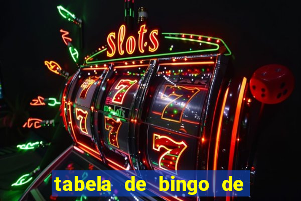 tabela de bingo de 1 a 100