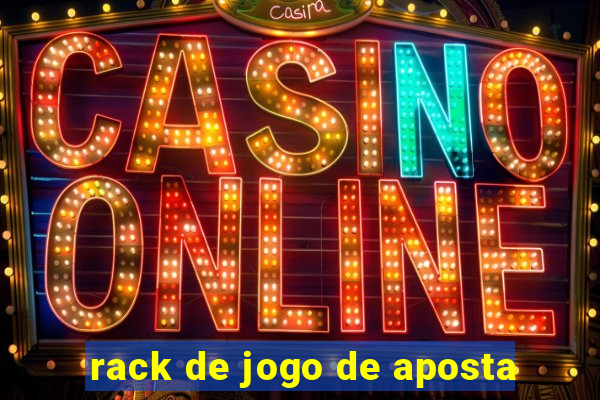 rack de jogo de aposta