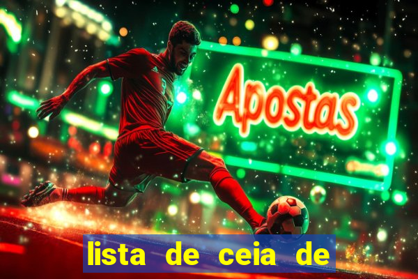 lista de ceia de natal completa