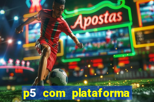 p5 com plataforma de jogos
