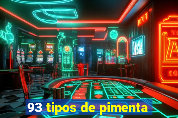 93 tipos de pimenta