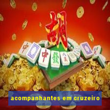acompanhantes em cruzeiro