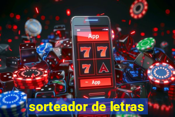 sorteador de letras