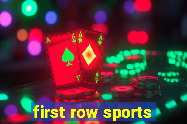 first row sports