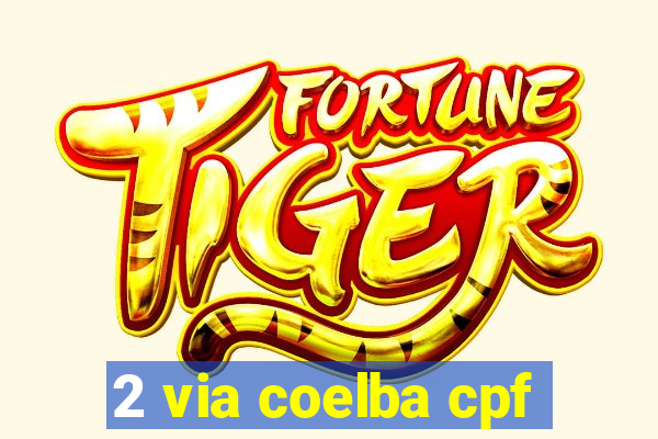 2 via coelba cpf