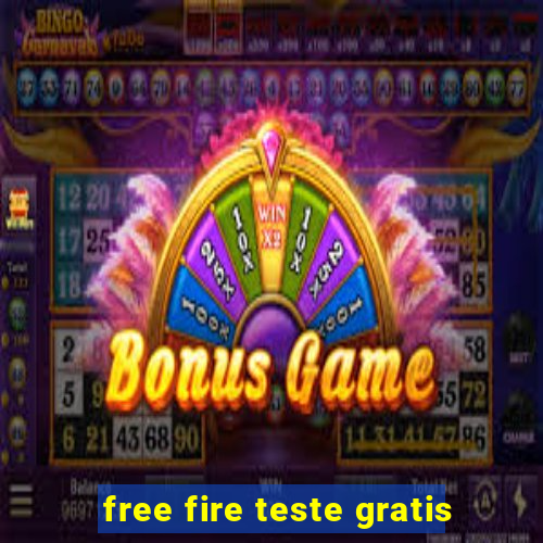 free fire teste gratis