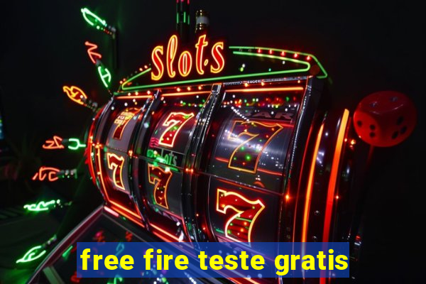 free fire teste gratis