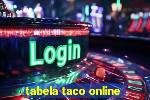 tabela taco online