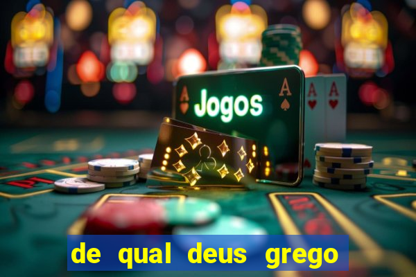 de qual deus grego eu sou filho percy jackson